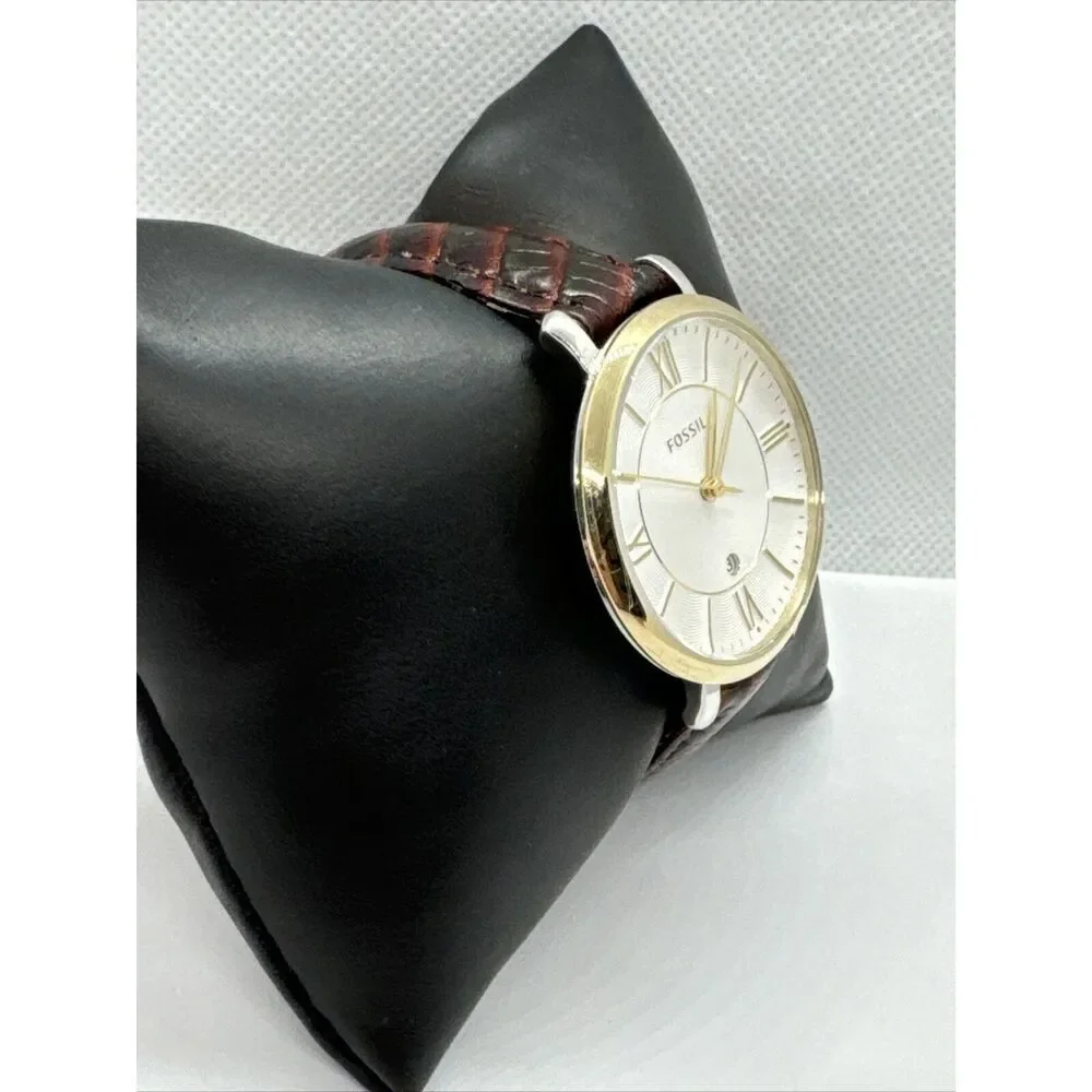 Fossil Jacqueline ES3739 Women Two-Tone Stainless Steel Analog Dial Watch JNA348